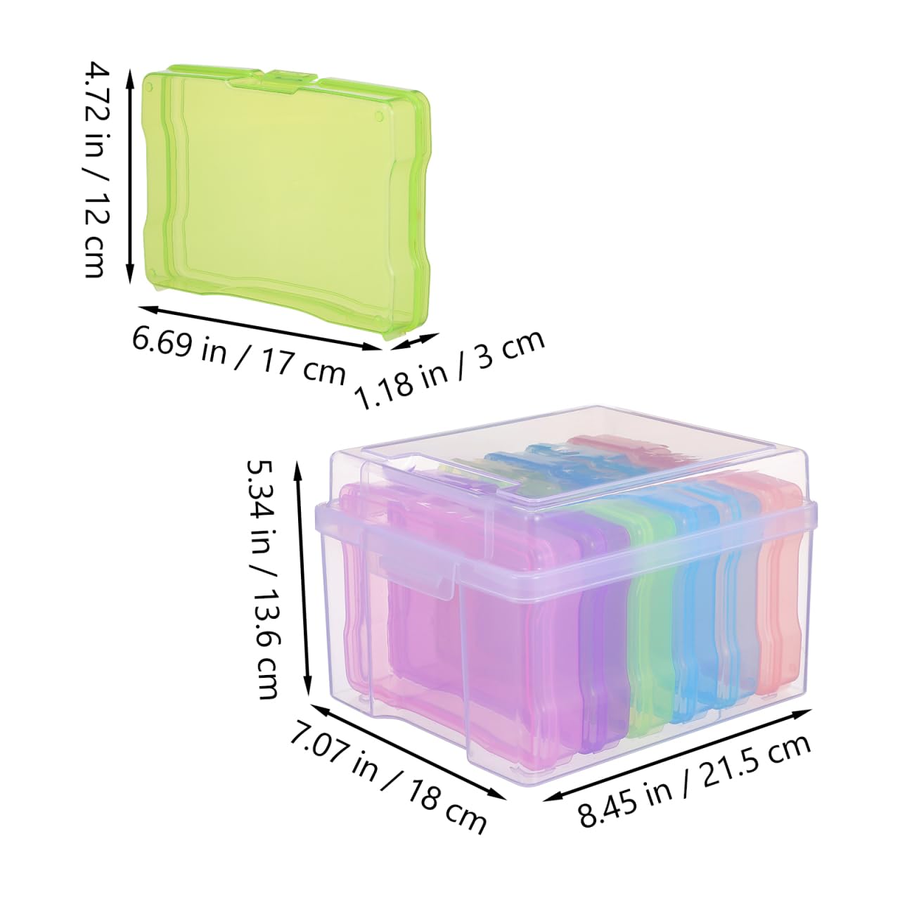 Cabilock Foto- Caja de almacenamiento de fotos - Organizador de fotos - Caja de almacenamiento de fotos - Keeper - Foto