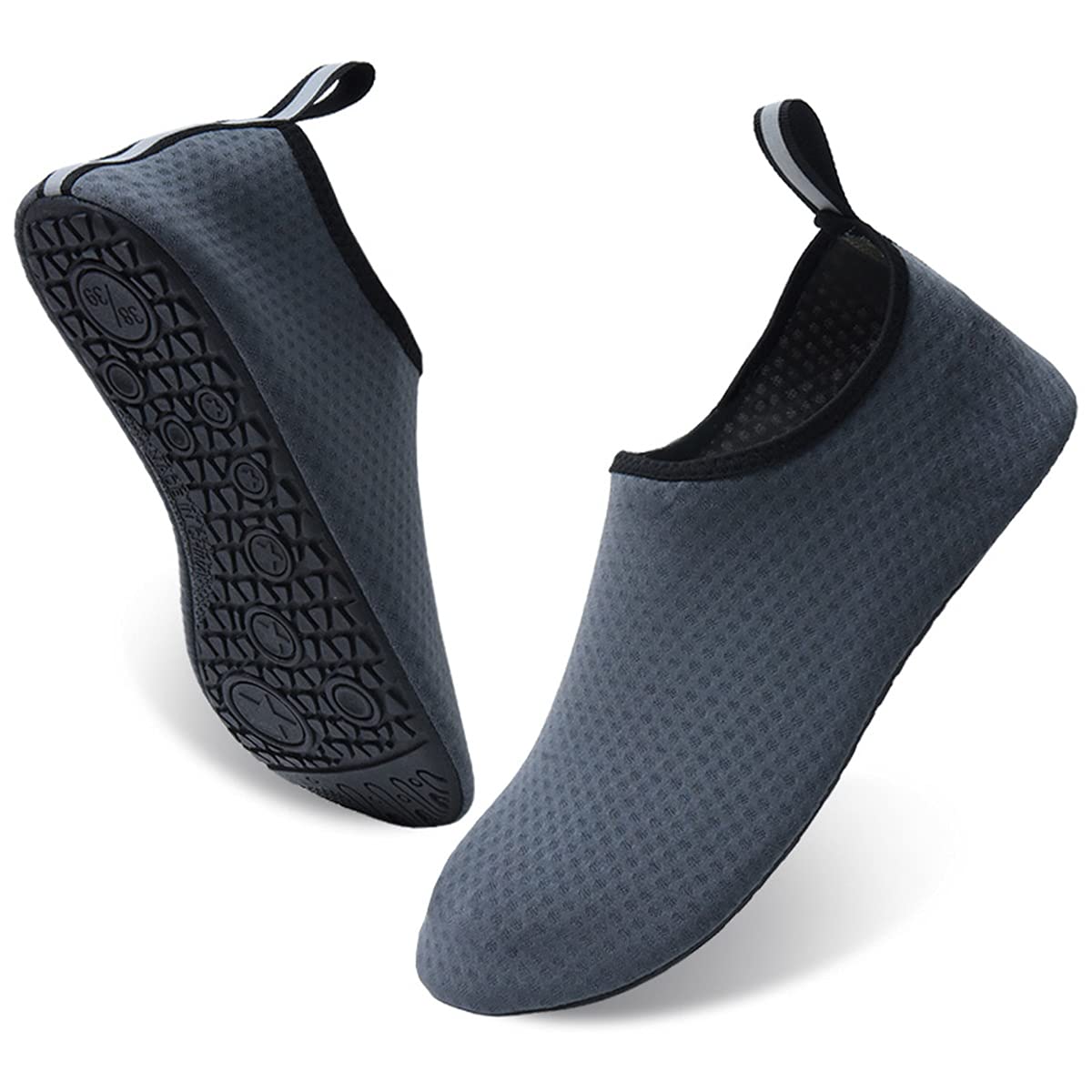AUXDIQ Zapatos de Agua Hombre Mujer Escarpines Deportes Acuáticos Zapatos de Playa Calzado Surf Escarpines de Baño