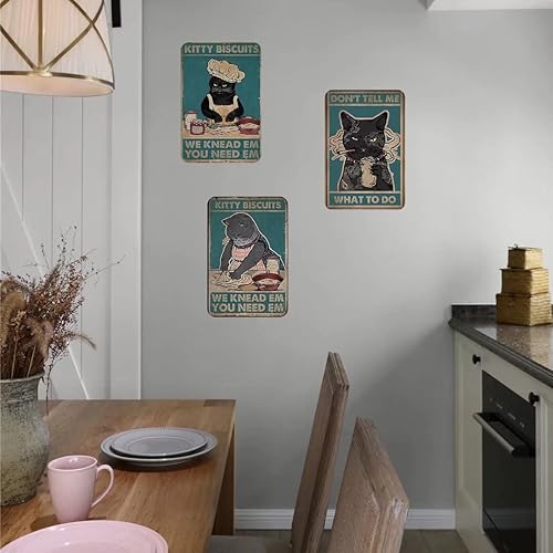 Miniatura 5 de QWRF Letrero retro de metal vintage para lavandería pintura de hierro regalo para amantes de la familia letreros de metal divertidos cafetería