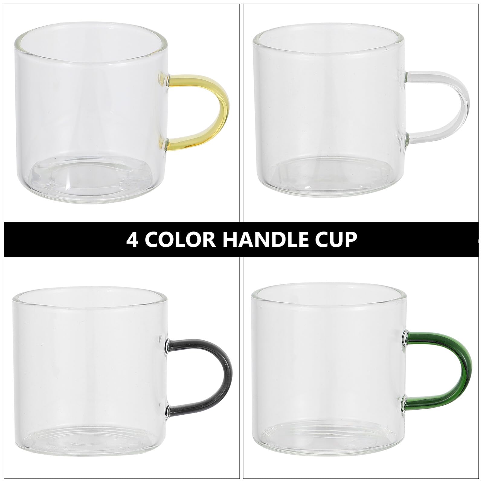 TOYANDONA Glas-teekanne mit Integriertem Tee-Ei Hitzebeständig und Transparent Inklusive Tassen Geeignet für Jasmintee Grüntee und Oolong-Tee Eleganter Griff für Komfortables Handling