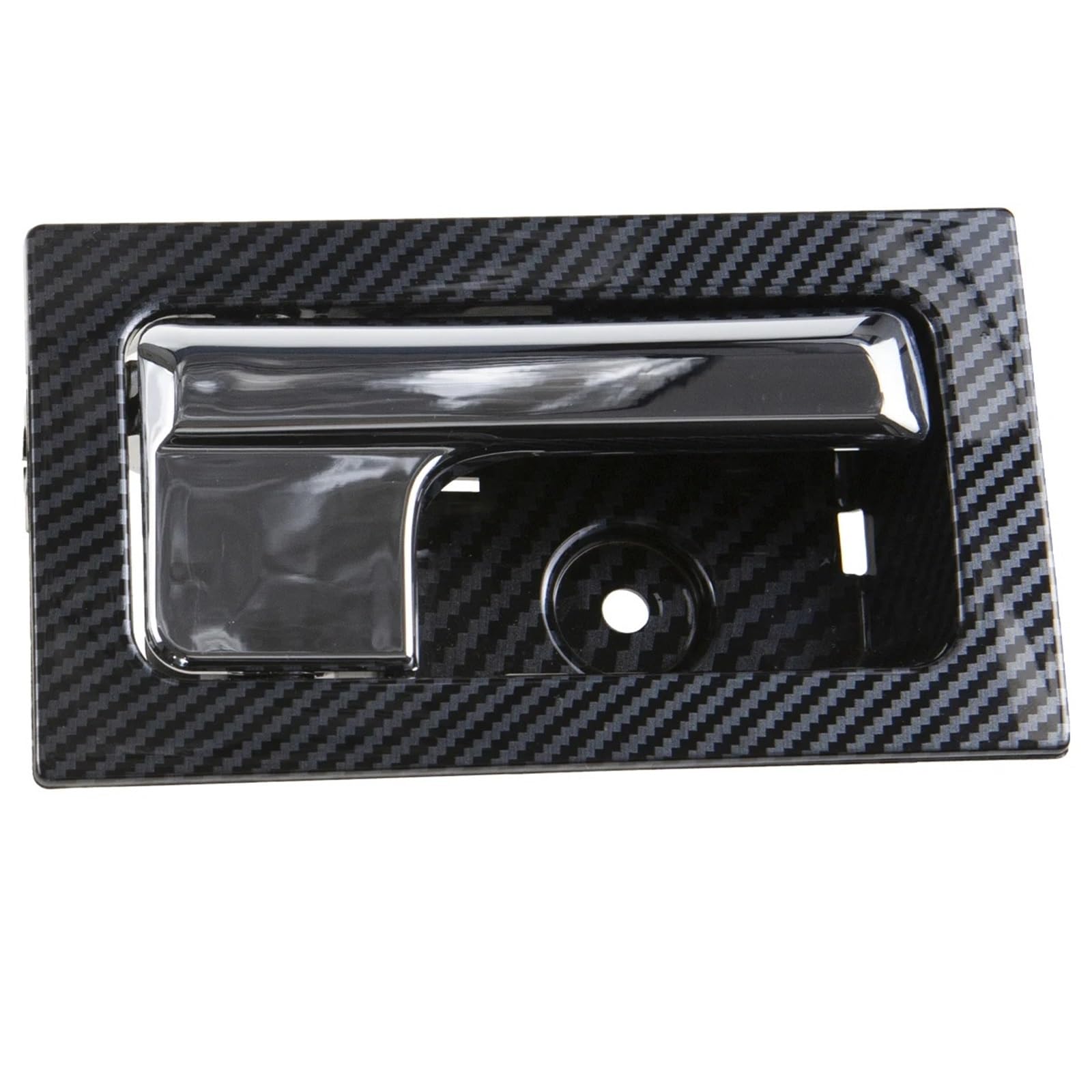 PPBQRVLF Front Interior Pull Interior Door Pull Handle Left Right for F150 2009 2010 2011 2012 2013 2014 AL3Z1522601BC FL AL3Z1522600BC Door Handle(Right Carbon Fiber)