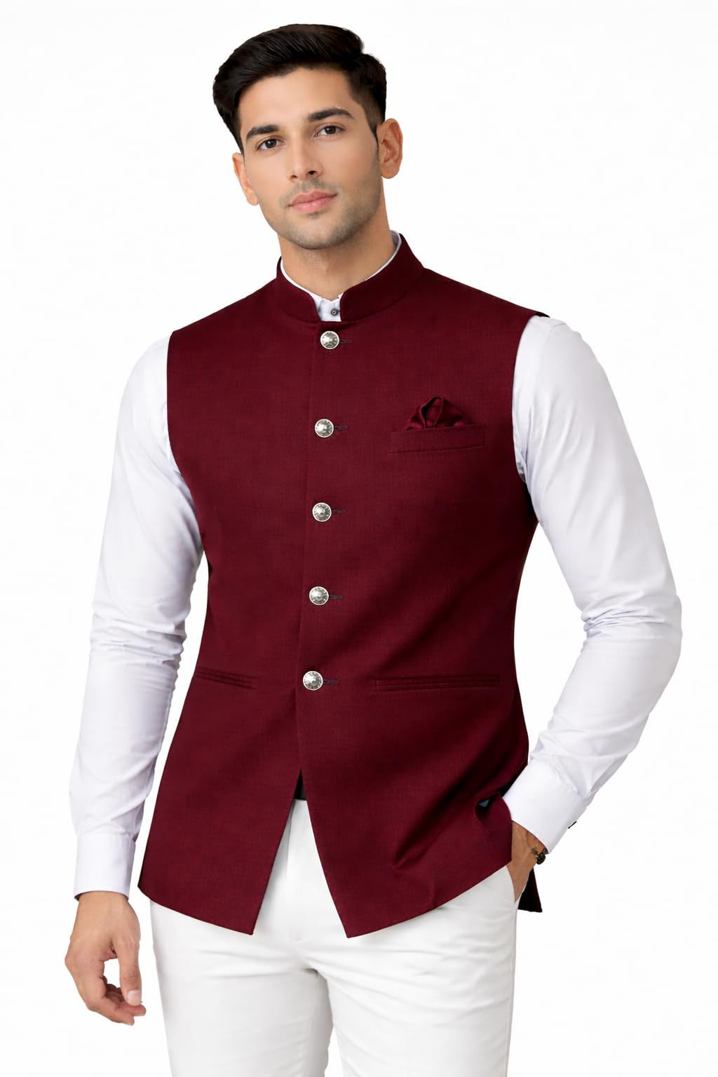 Men Ethnic Nehru Jacket, Modi Jacket-picture-34