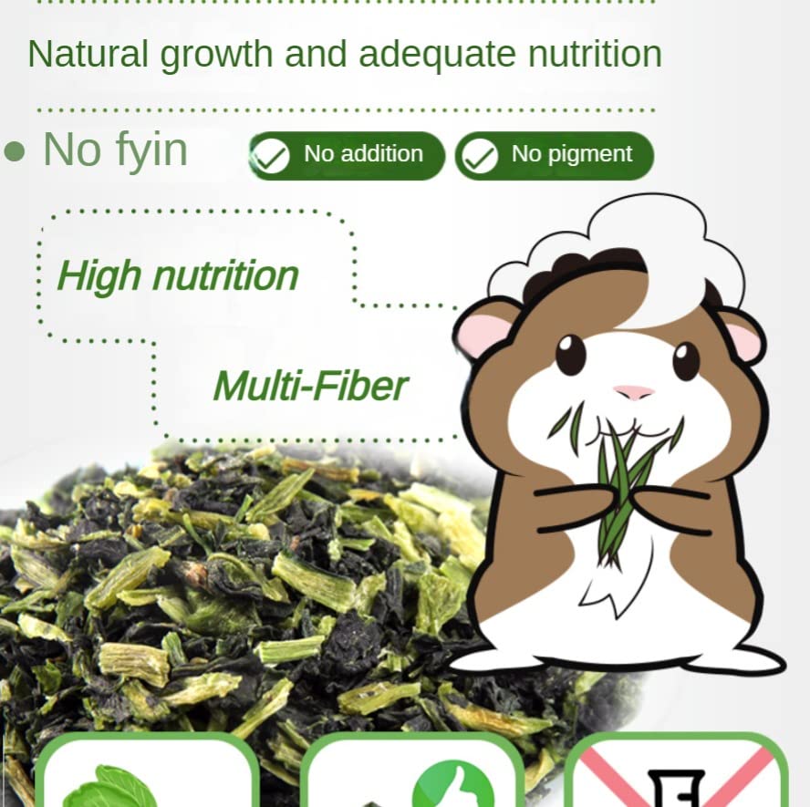JONSANTYGFRY Cibo per criceti Snack per animali Verdure essiccate Adatto per piccoli animali roditori