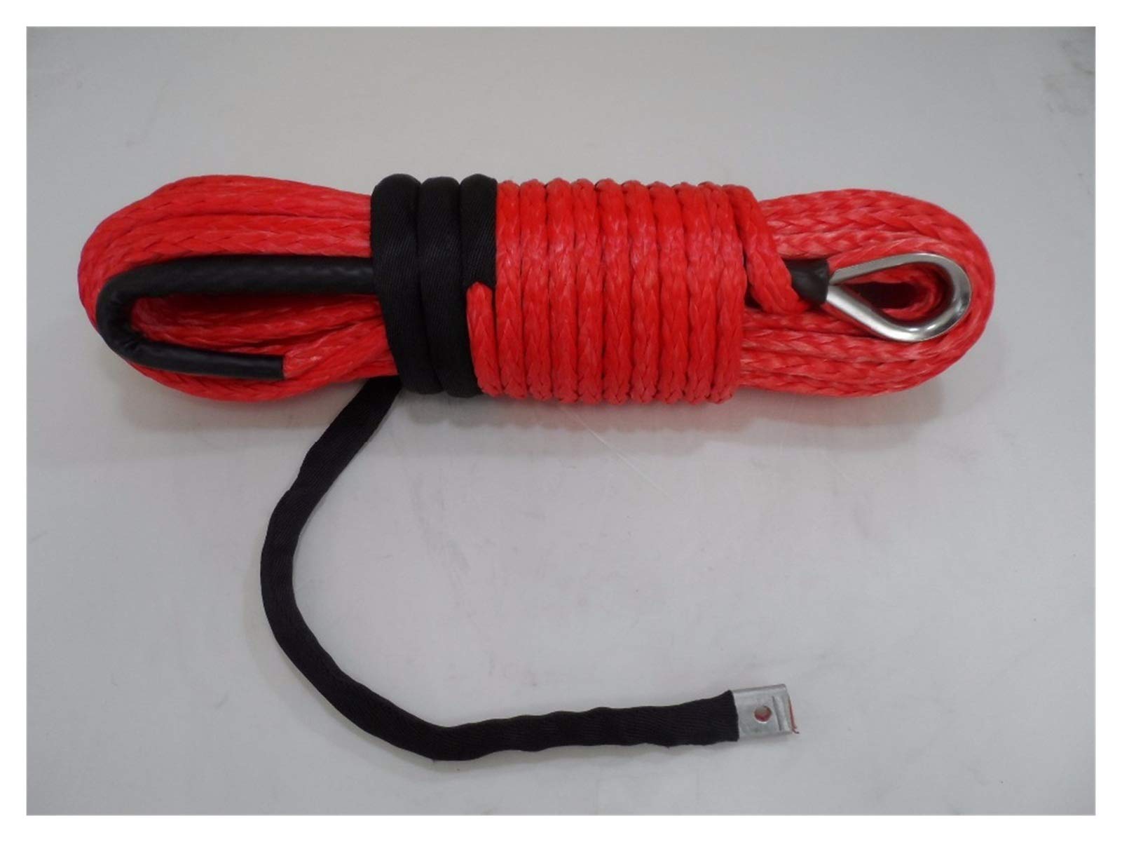 Winch Rope, 12mm*30m Uhmwpe Rope,Winch Line for Acessaries,4wd Winch Cable,Wheel Synthetic