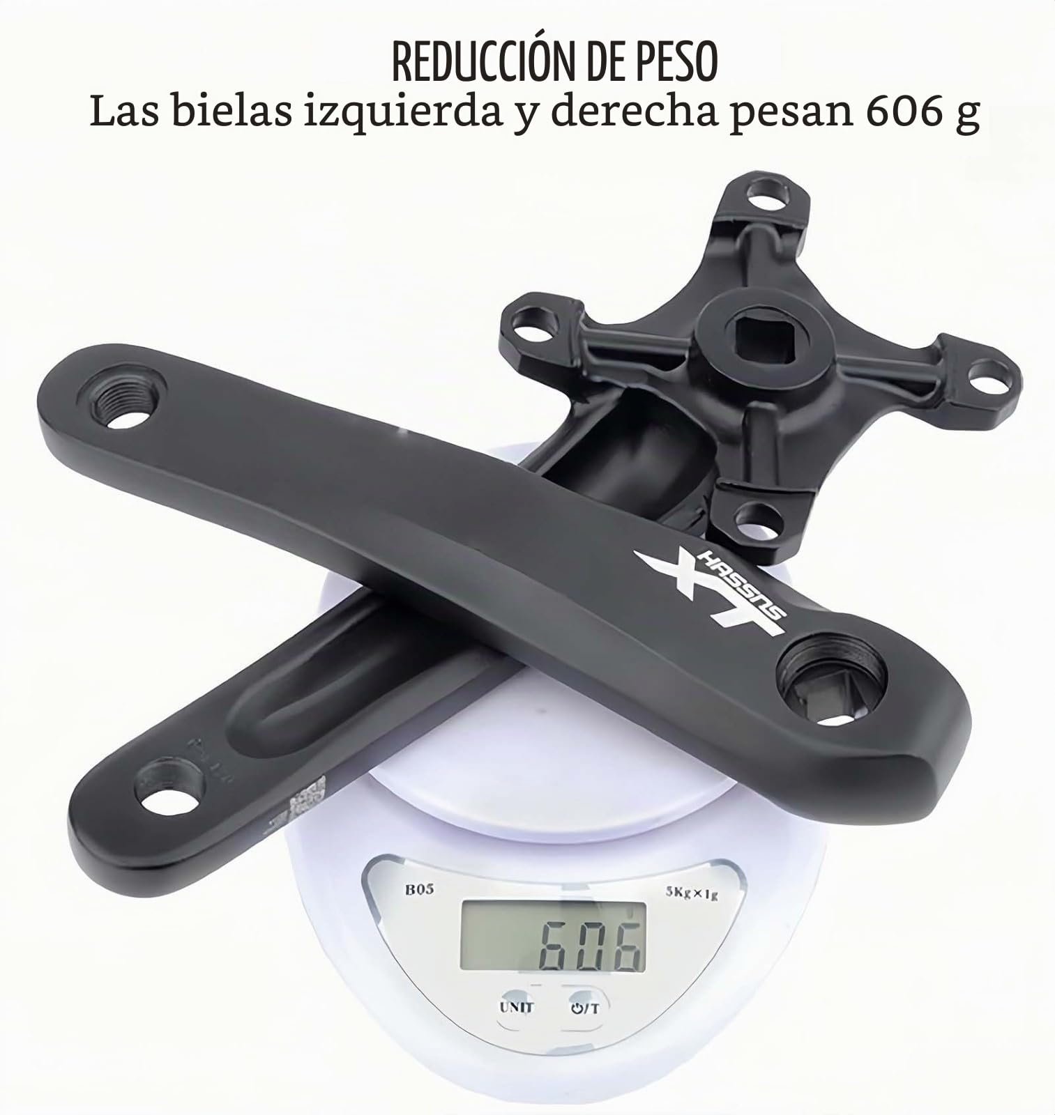 Platos Y Bielas Bike Square Taper 170Mm 104BCD 32/34/36/38/40/42T Plato Monoplato Platos Y Bielas Mountain Bike para 7/8/9/10/11 Velocidad