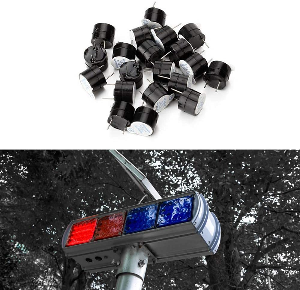 Lot De 500 Buzzers Actifs 5V Magnétiques - Alarme Sonore Continue 12mm - Surplus Deal USA
