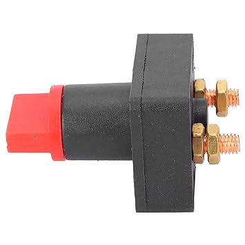 Battery Isolator, Good Conductivity Battery Cut Off Switch Corrosion resistan Convenient for Using for Boat for Truck for Car for RV