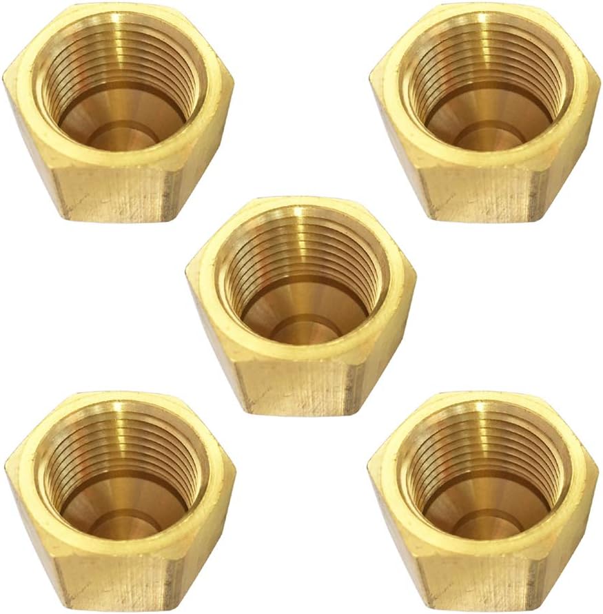 LTWFITTING Brass Flare 1/2" OD X 1/2" Male NPT Connector Tube Fitting