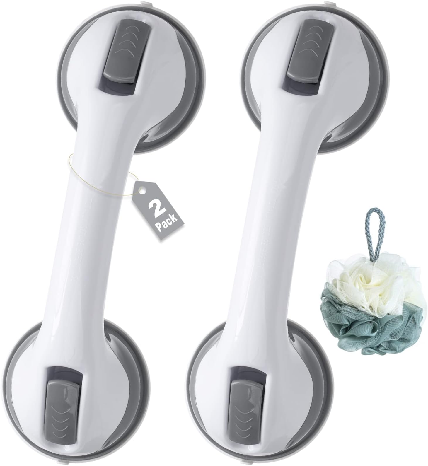 Shower Handle 2 Pack Grab Bars for Bathtubs & Showers, 12
