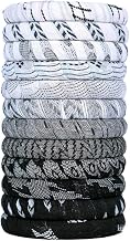 Taasha Craft Chanda Black And White Fabric Bangles, Handcrafted Cotton Thread Bangle Set Women & Girls (12 Bangles)
