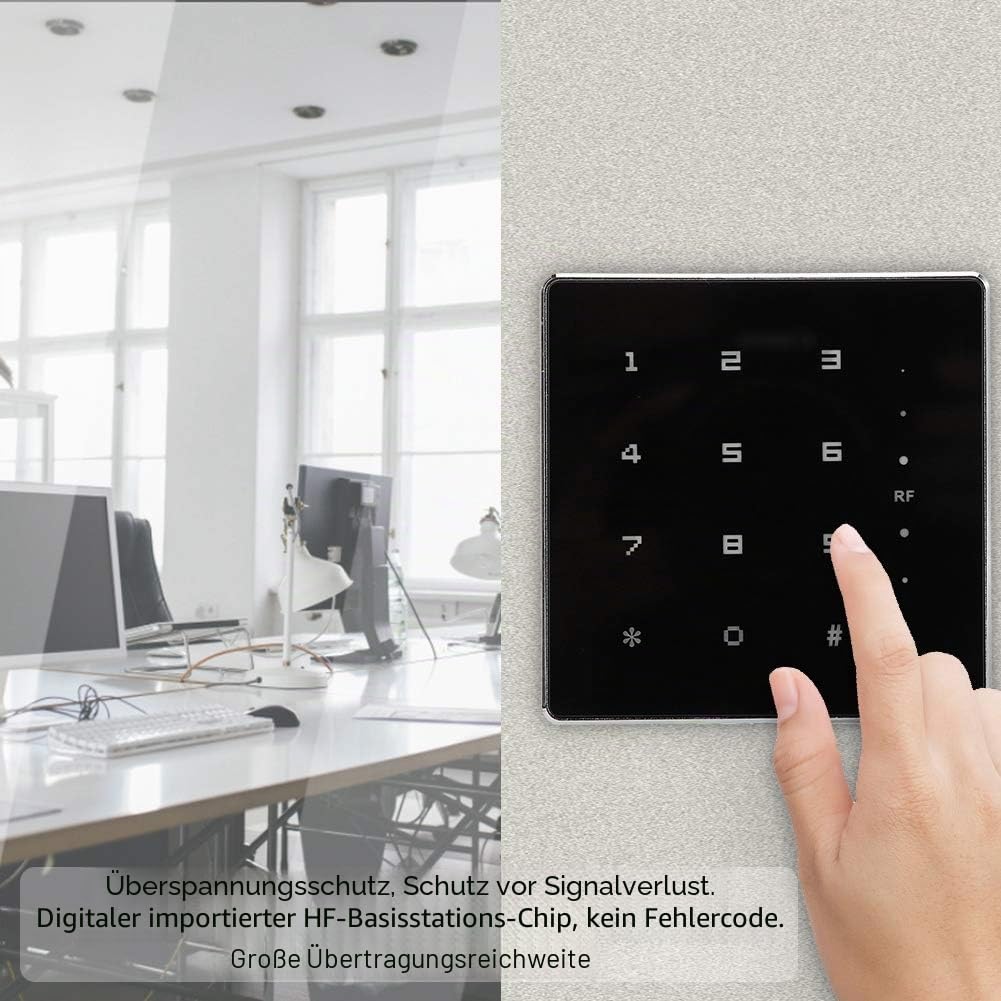 Tosuny Wasserdichter RF-RFID-Kartenleser, Tastaturleser für Türzugriffskontrolle Wiegand 26/34.(125 kHz ID)