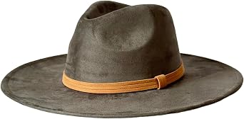 Men Women Wide Brim Fedora Hat Western Cowboy Cowgirl Jazz Hat Men Felt Panama Hat with Belt