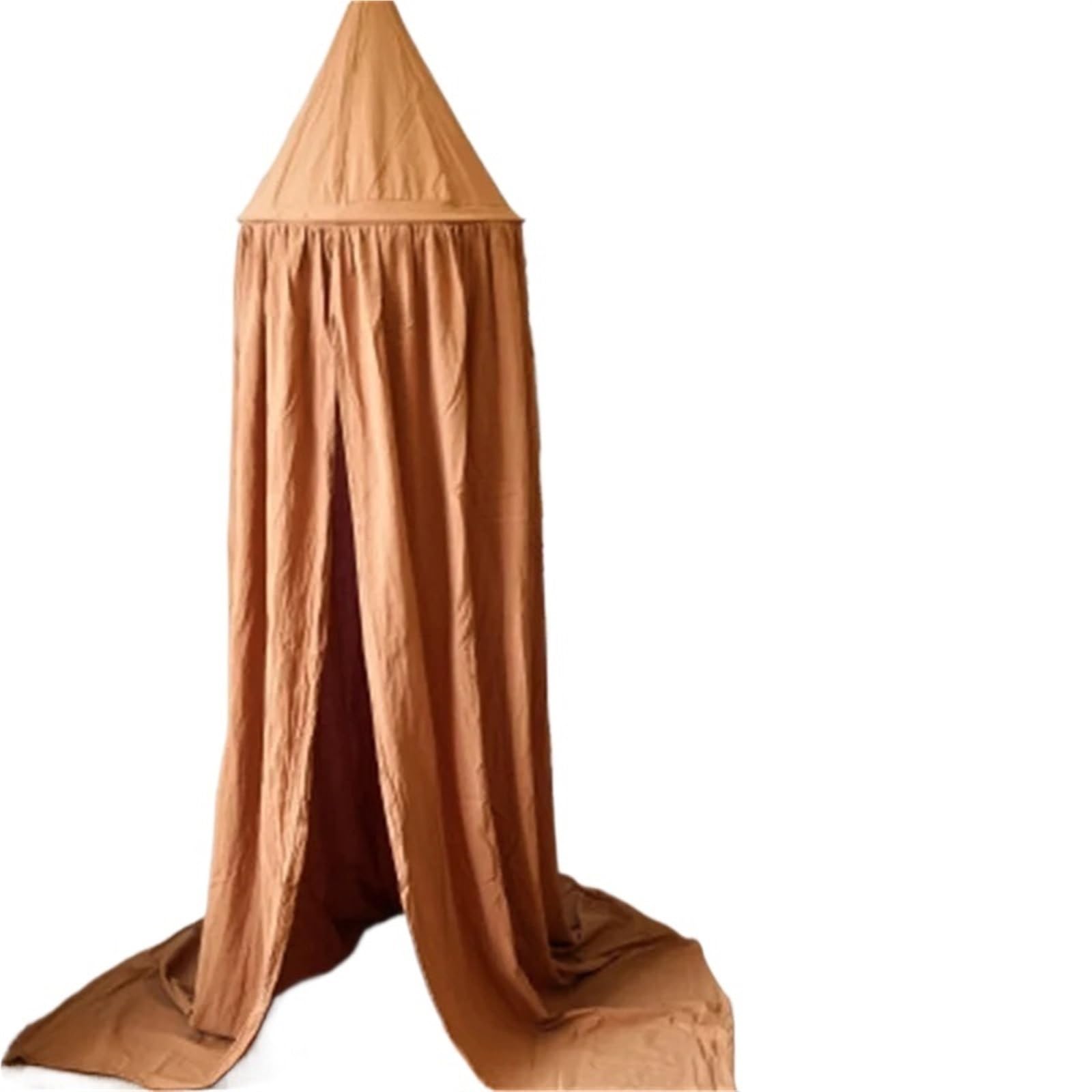 LSNNMU Mosquito Net For Hung Dome Bedding Girl Princess Valance Play House Tent Canopy Bed Curtain Hanging Decor For Bed(Brown)