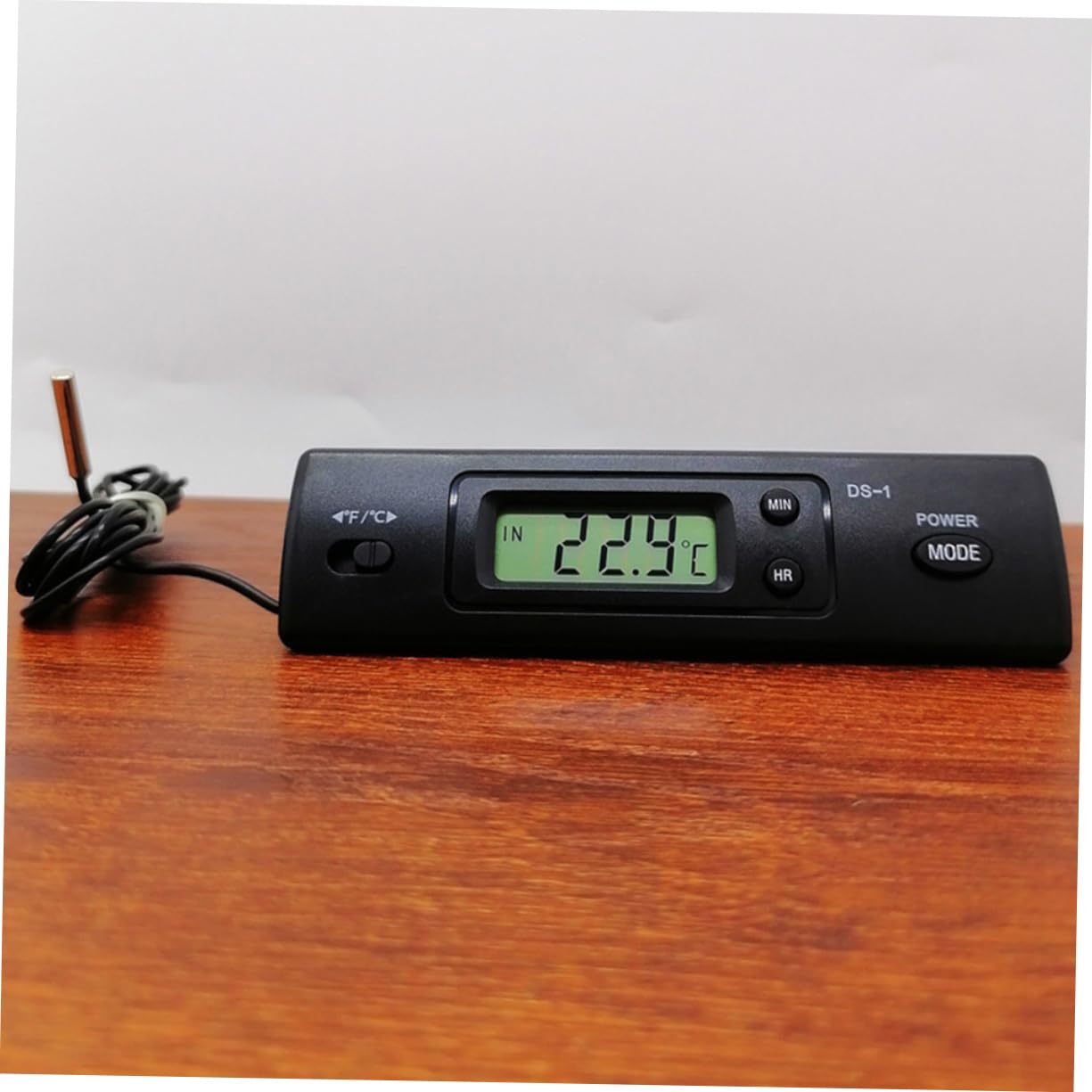 GRIRIW Energy-Saving Digital Thermometer Aquarium Temperature Measure Device Fish Tank Reptile Tank Lizard Tool