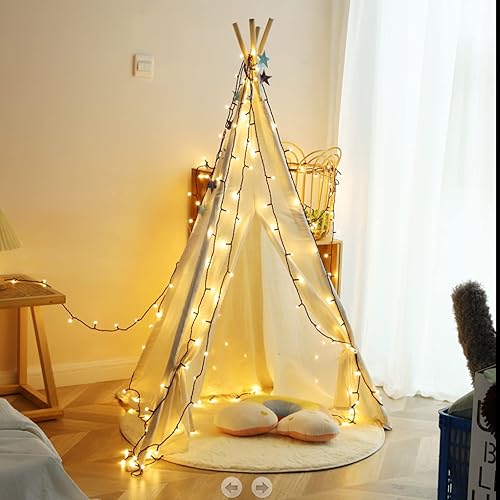 Miniatura 7 de Meteds - Tiras de luces LED para Navidad al aire libre, 300 LED, 32 m, 8 modos, impermeables, enchufables, de conectar, luces de globo para