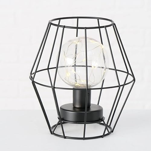 Miniatura 6 de Lámparas de acento modernistas, juego de 3, resistentes luces de hadas con bombillas LED, circulares, estilo geométrico, inalámbricas, 3 pilas AAA