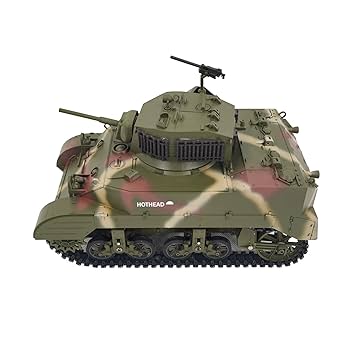 Amazon.com: Remote Control Light Tank US M5A1 Stuart Tank 1