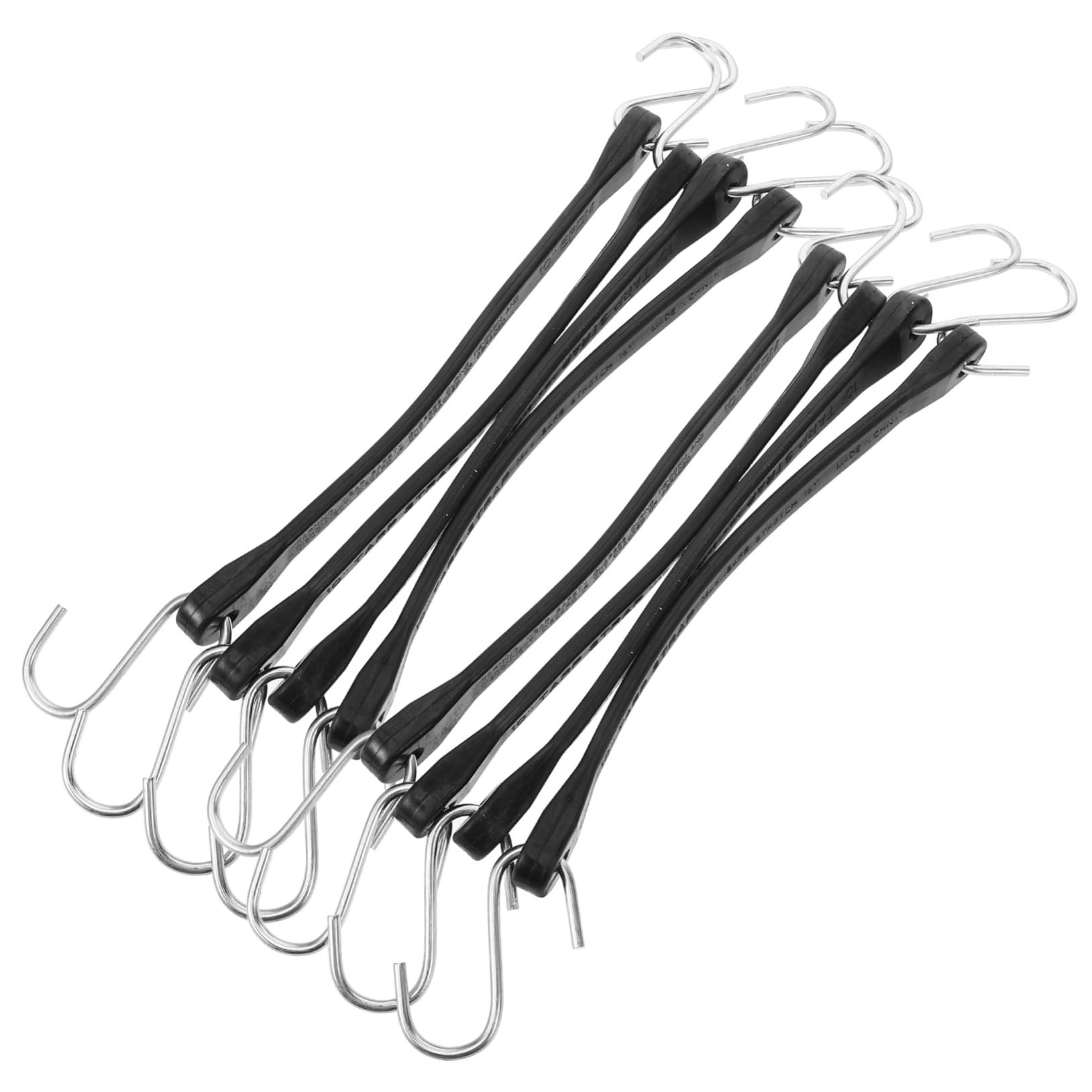 10piezas Correas Elásticas Ganchos para Equipaje Correas De Cinturones para Maletas