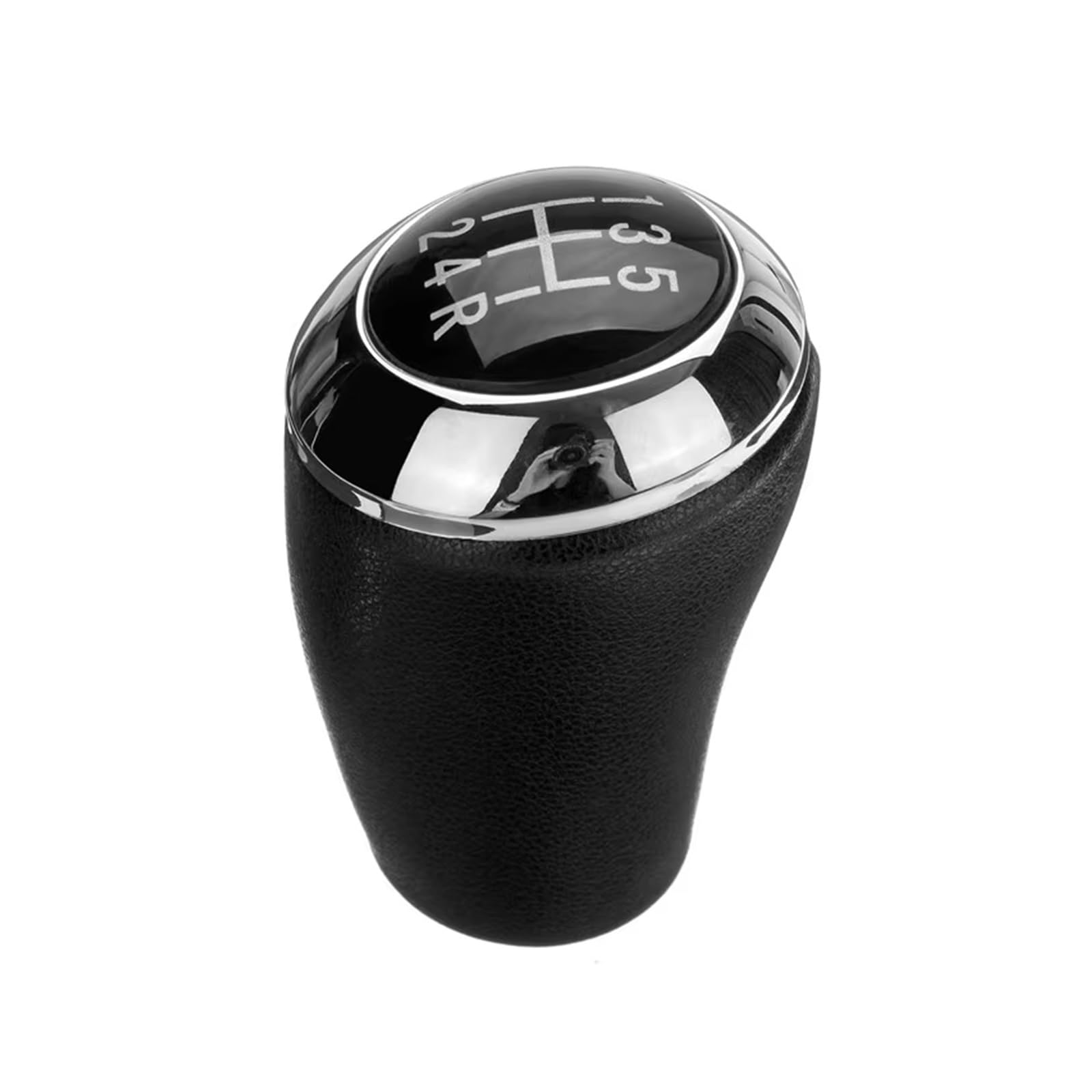 Ouvecr 5-Speed Car Shift Gear Knob Handle For Mazda Mx-5 Cx-7 3 5 6 For Series Mt Leather Coche Gearshift Shifter Lever Stick Pen Gear Shift Knob Gear Shift Cover(5-Speed)