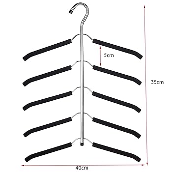 HUMAN MADE HM HANGER 3本1セット Amazon.com: 3 Pack 5 in 1 Space Saving Clothes Hangers