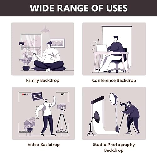 Miniatura 5 de Kate Telones de fondo abstracto azul oscuro de 5 x 7 pies Fondo de retrato azul oscuro de microfibra para sesión de fotos para fotografía