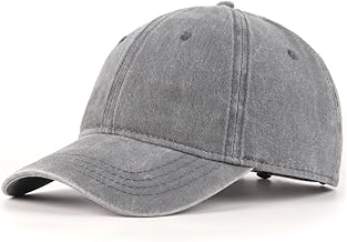 Zylioo Big Men's Cap, XL/XXL Vintage Big Head Size Visor Sport Baseball Racing 60-65