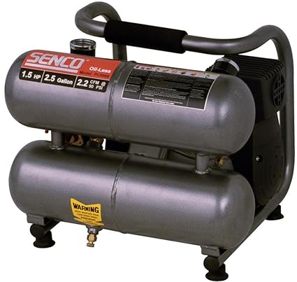 Senco PC0968 Compressor, 1.5-Horsepower (Peak) 2.5-Gallon
