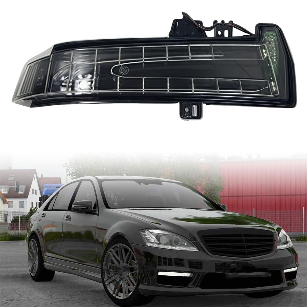 LzDQF Car Turn Signal Lights Dynamic Turn Signal Light Rearview Mirror Indicator For Mercedes Benz W176 W246 W204 W212 C117 X156 2007-2018 Turn Singal Light.,A-Left Side