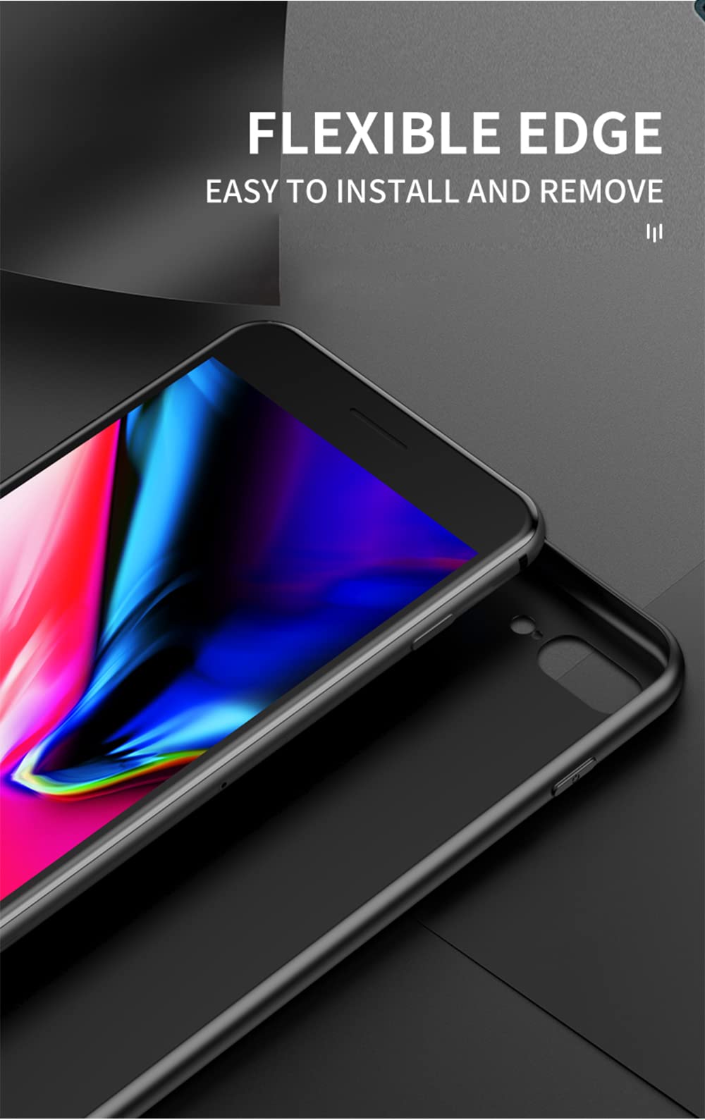 TIANYUE Custodia Per Realme C31 Con Vetro Sfumato Rosa E Blu - Protezione Antiurto - 3
