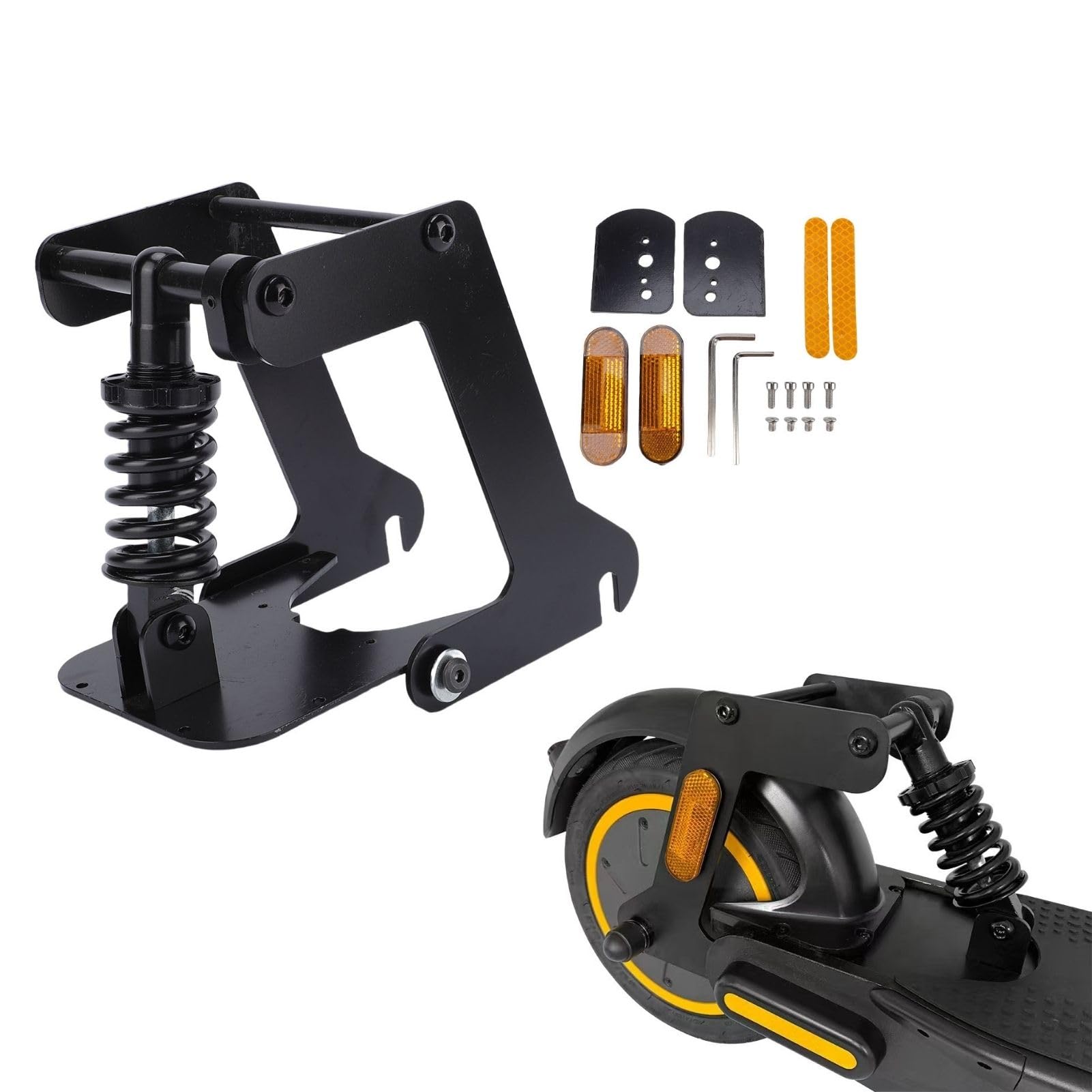 BuyWeek Kit de Suspensión Trasera Suspensión de Amortiguadores para MAX G30, de Aleación de Aluminio para Scooter Eléctrico