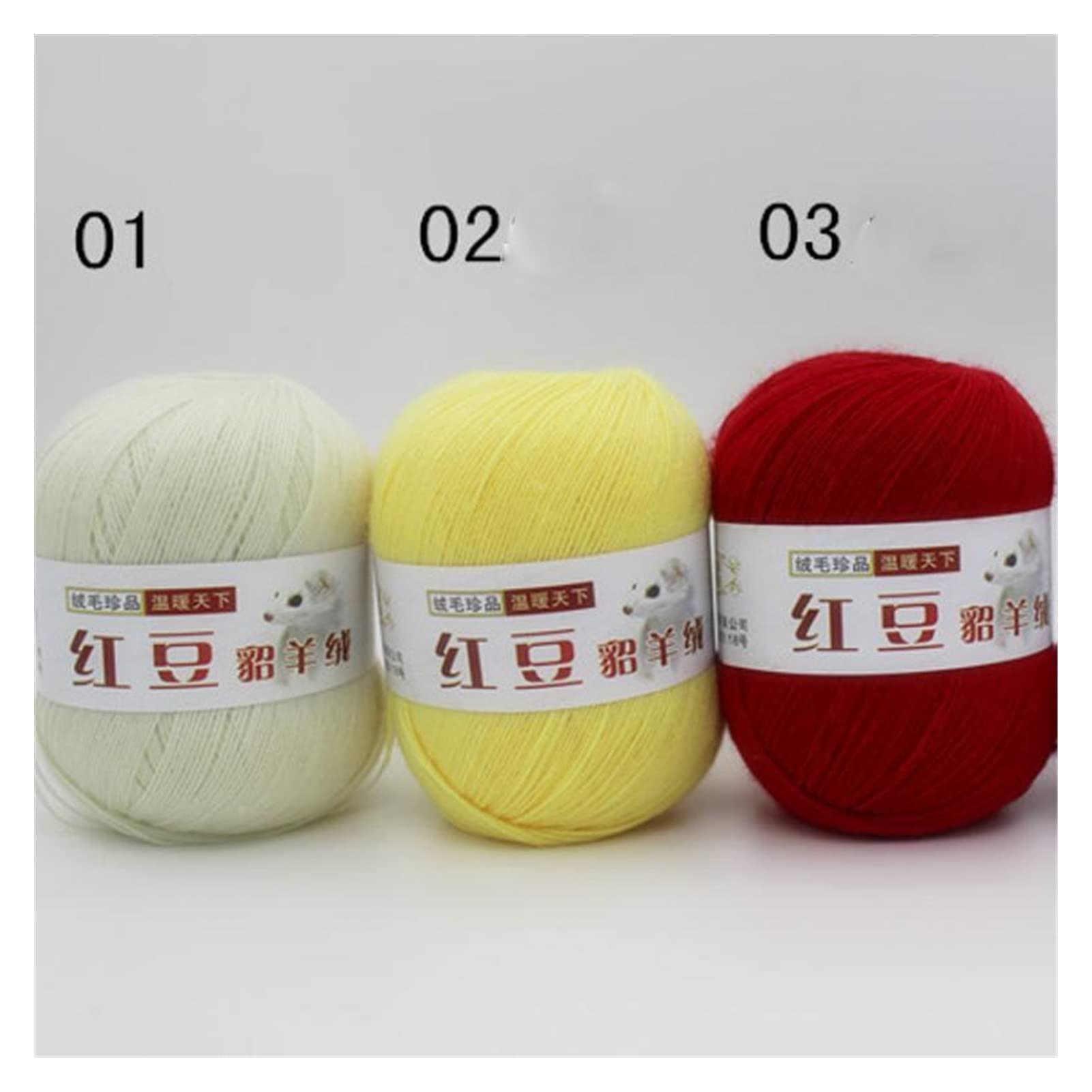 500 g de Hilado de Lana de visón de la Mano de 500 g for Tejer Anti-Pilling Cableado de Terciopelo Suave Suave Tejido de Punto de Hilados Compañero Ovillos Lanas (Color : 05)