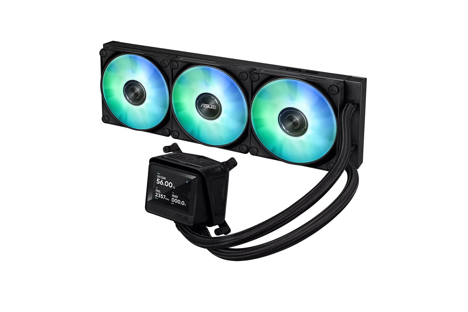 ASUS MAX Gaming LC 360 ARGB LCD, czarny (90RC01G1-B0EAY0)