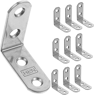 ULTECHNOVO 10pcs 90 Heavy Duty Shelves Black Stand Mini Shelves Heavy Duty Corner Brace Furniture Joint Bracket Quartet Whiteboard Mounting Hardware Shelf Bracket Black Shelf Brackets Thicken