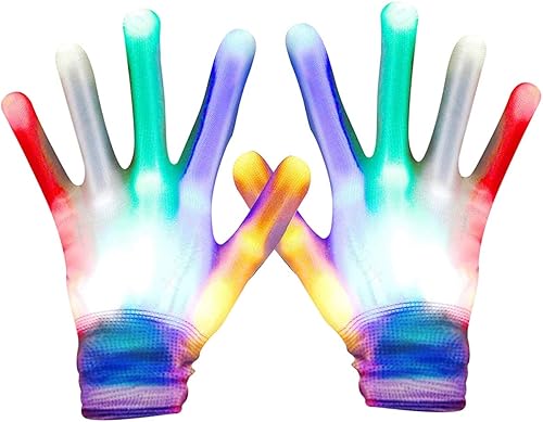Juguetes para adolescentes y niñas, guantes LED intermitentes, regalos novedosos para niños, los mejores regalos para niños de 6 a 15 años de edad,