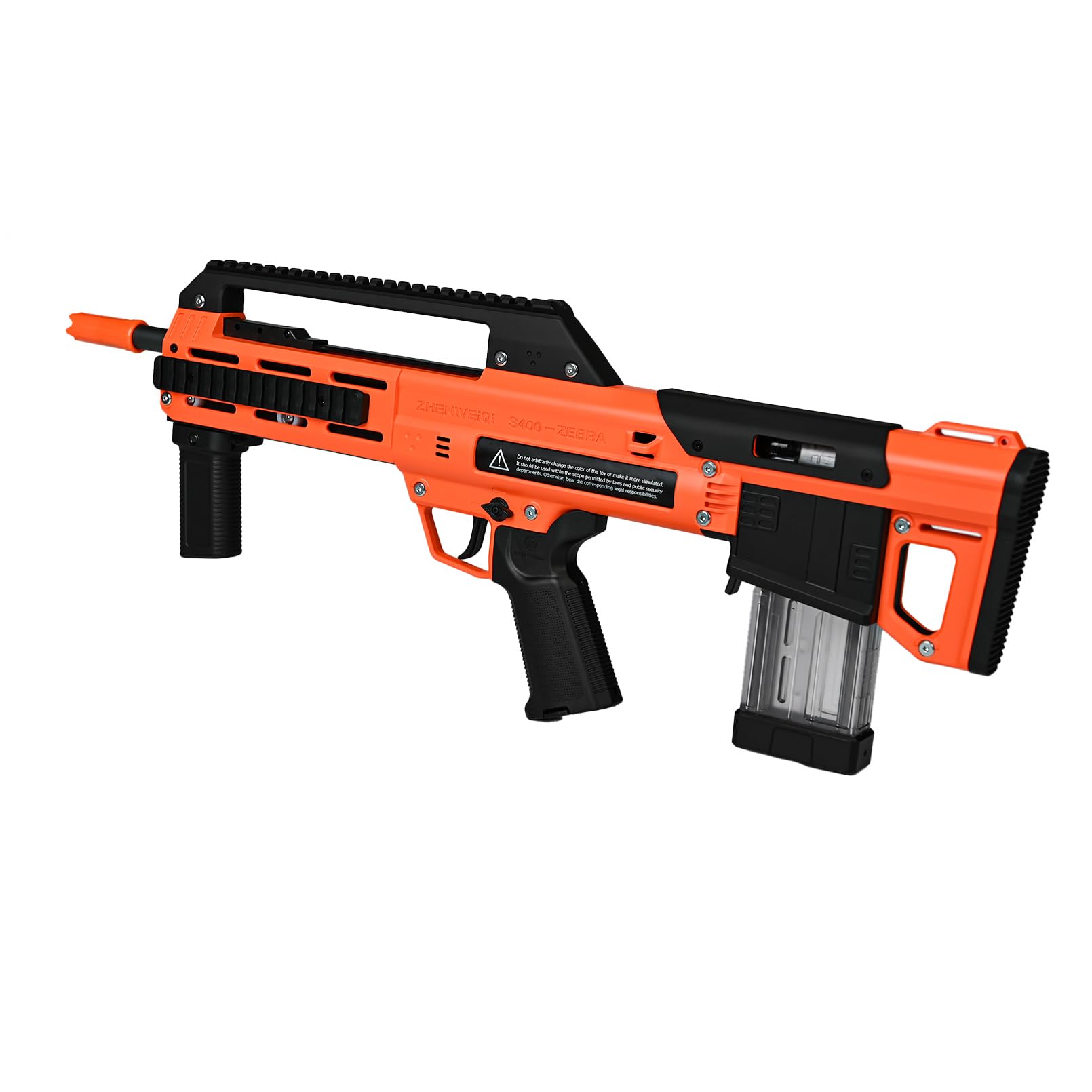 Amazon.com: Zhenweiqi Zebra S400 Short Dart Blaster - High