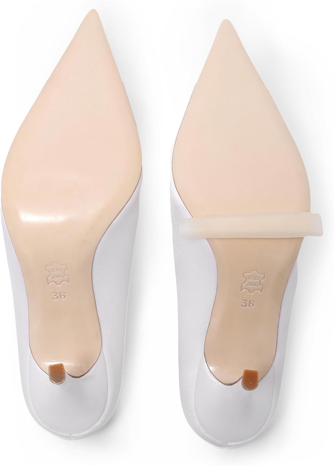 Women's Pumps Wedding Heels for Bride Stiletto Rhinestone Genuine Leather Wedding Shoes for Women - Image 7