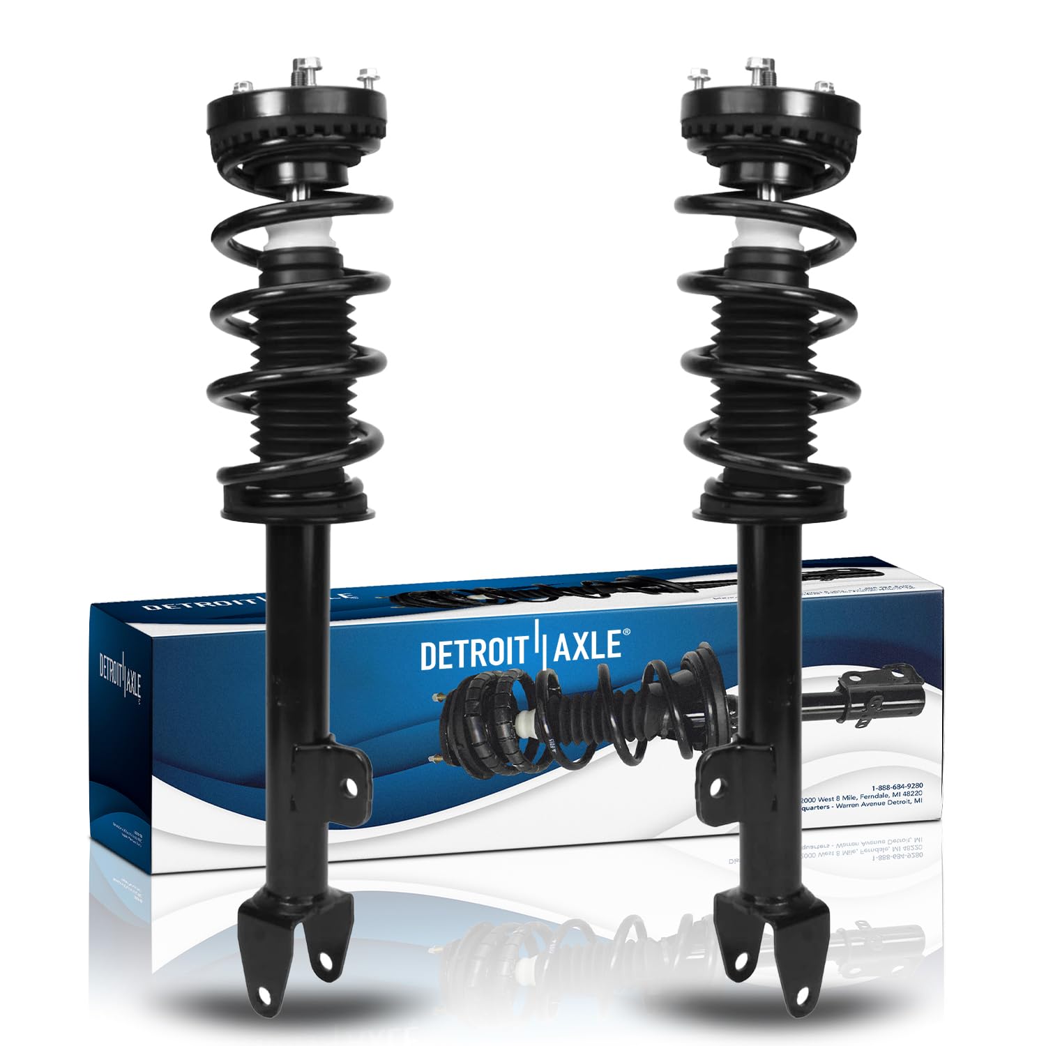 Detroit Axle - Front 2pc Struts for 2012-2023 Chrysler 300 Dodge Challenger