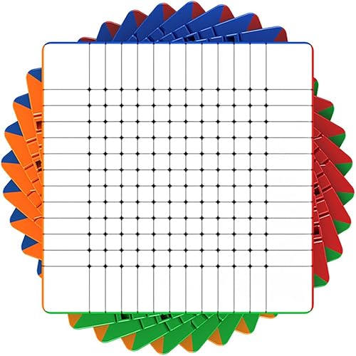 Willking Moyu Meilong 13x13 Cubo de velocidad sin pegatinas MoFang JiaoShi MFJS Meilong 13x13x13 Cubing Classroom Speed Cube