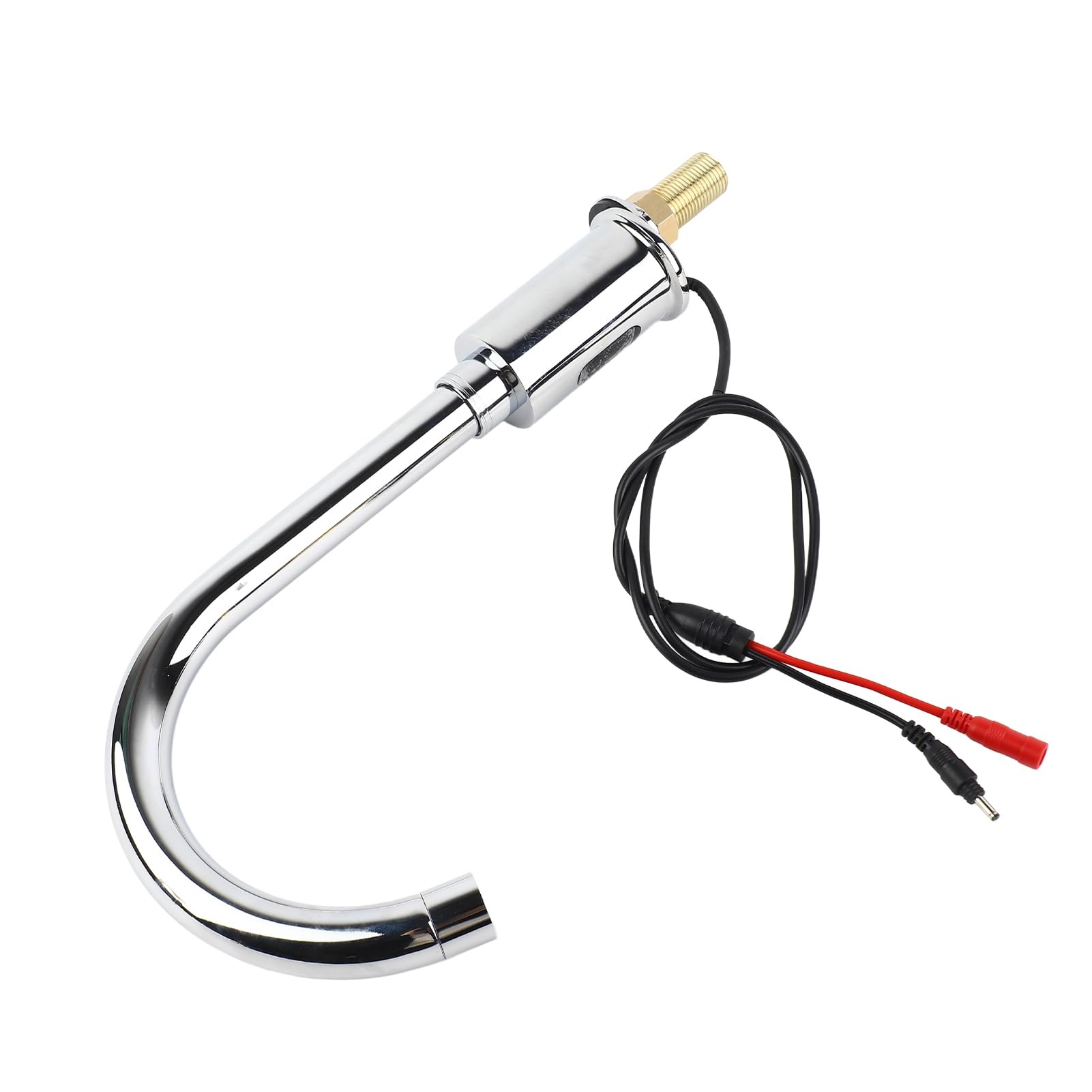GLOGLOW Grifo con Sensor Automático, Sensor de Movimiento sin Contacto, Grifo para Fregadero, Infrarrojo, Agua Fría única, Aleación de Zinc con Rotación de 360 ​​grados para