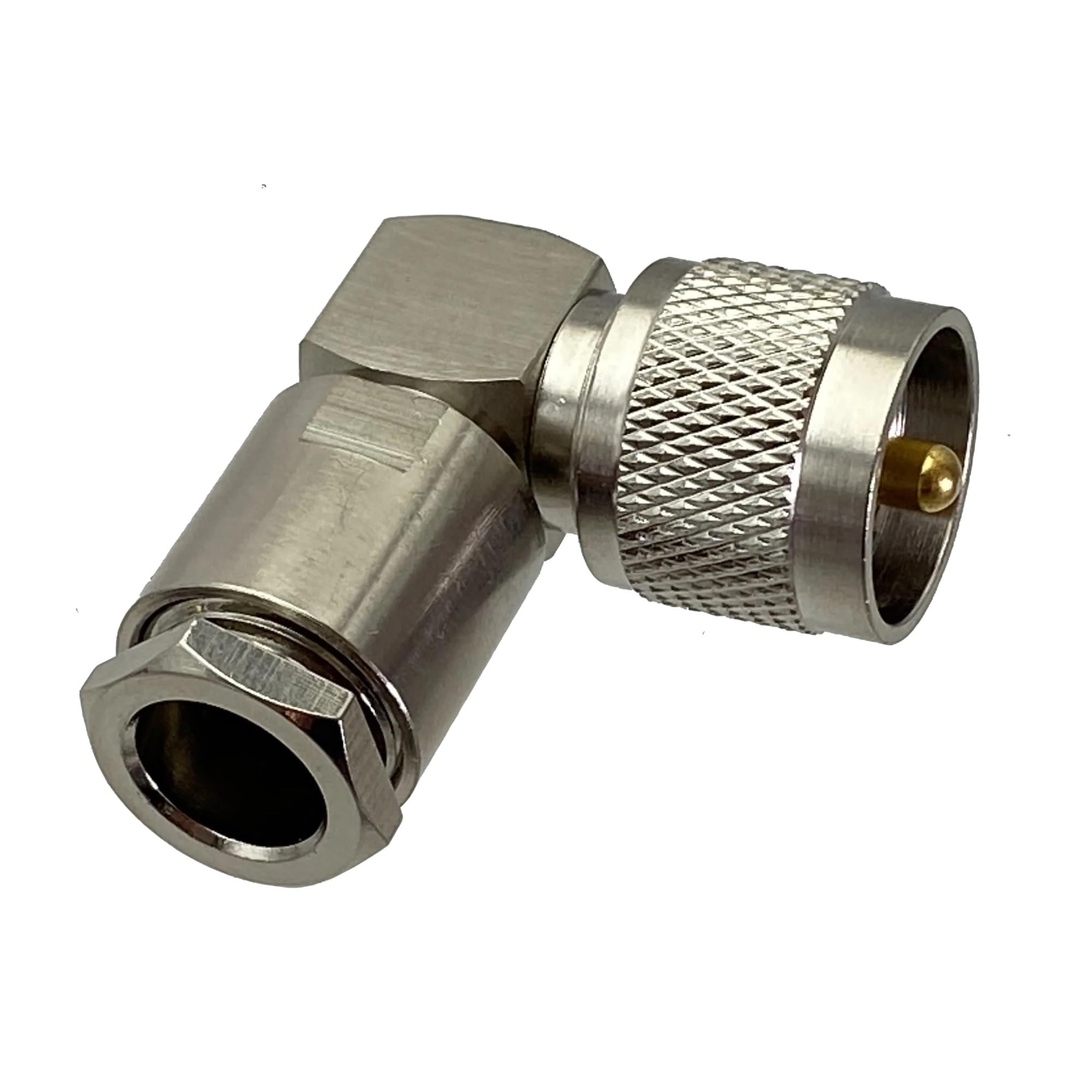 Cavo Connettore UHF PL259 Maschio Con Morsetto RG213 LMR400 Da 10 Pezzi