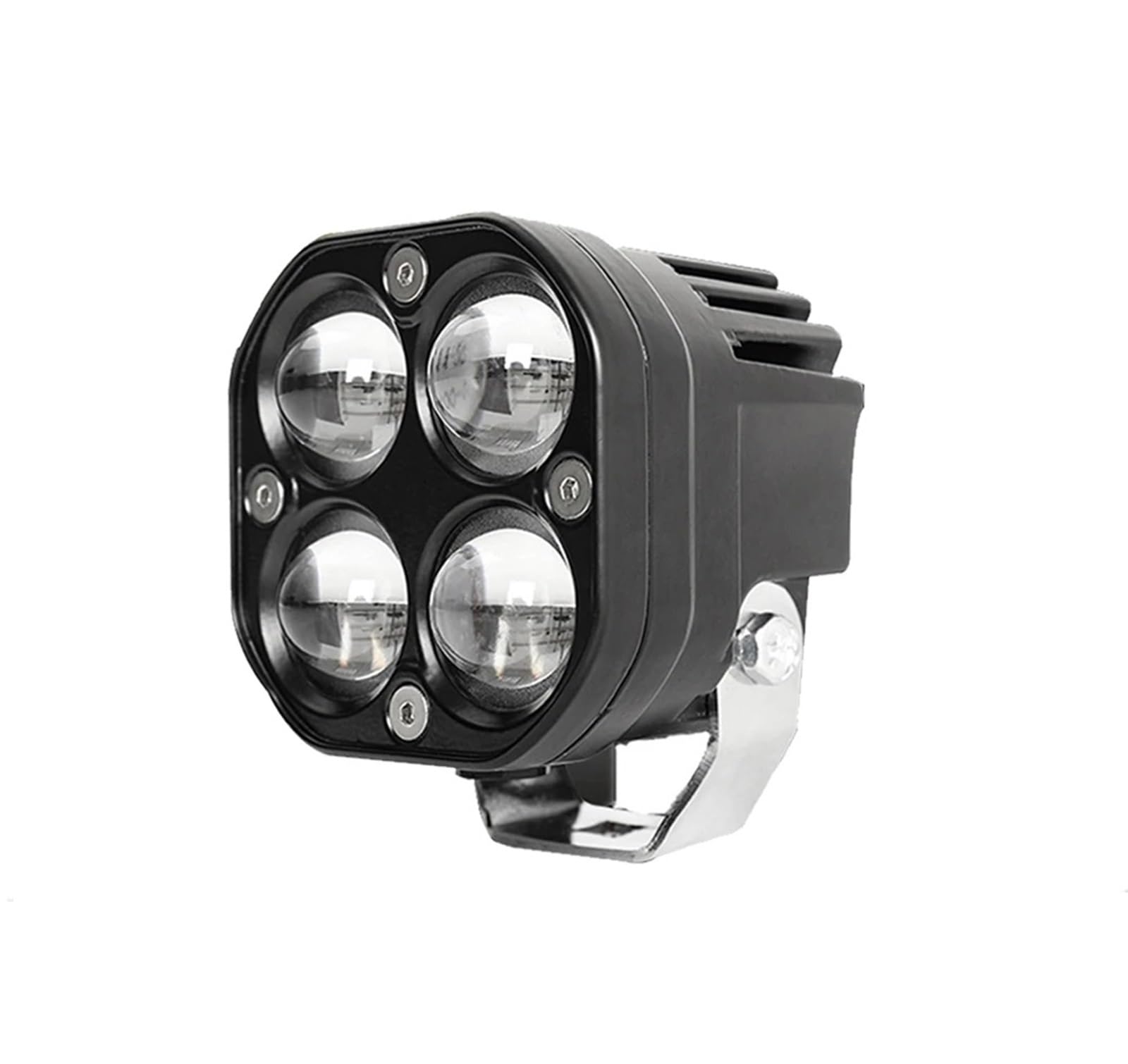 Światło Do Jazdy Super jasny 3-calowy dwukolorowy LED 500W reflektor przeciwmgielny do motocykla ciężarówka samochód SUV ATV 50000 lm 24V 12V Dirt Bike przednie światła(1 PCS White Yellow)