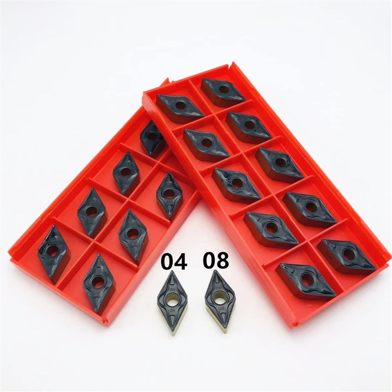 Herramientas de torneado, 10 piezas Insertos de corte TNMG160404 TNMG160408 HA PC9030 Herramienta de torneado externo de alta calidad Inserto de carburo for procesamiento de acero Herramientas de torn