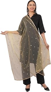 Negchaar Net Butti Dupatta for Women | Chex Design Chunnis for Women | Bridal Dupatta for Wedding | Festive & Casual Wear ... Price In India
