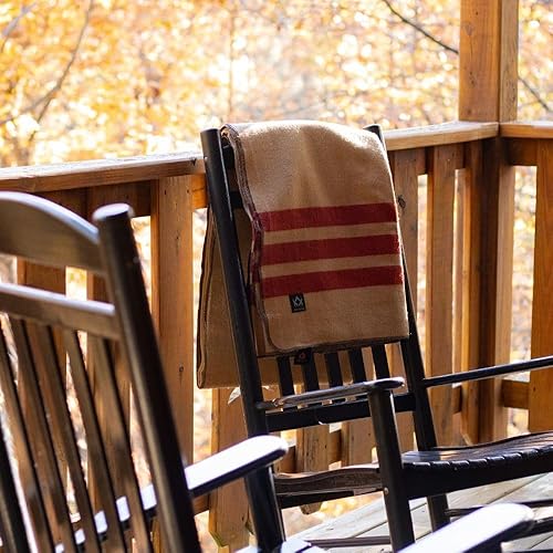 Vista 49 de Arcturus Rainier - Manta de lana – 4.5 libras cálida, pesada, lavable, grande Ideal para camping, al aire libre, supervivencia y kits de Cuatro