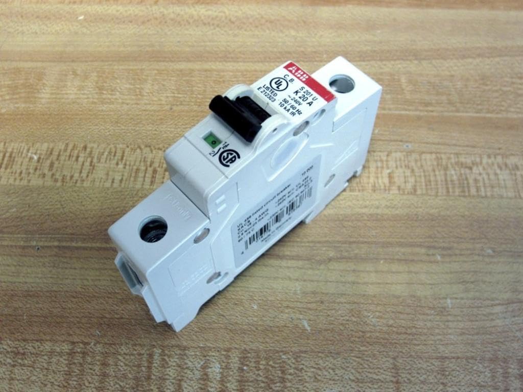 ABB S201U-K20A 1P 20A Circuit Breaker S201UK20A
