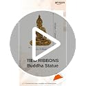 Image of TIED RIBBONS Decorative Buddha Idol Statue Showpiece Decoration Items for Home Decor Living Room Bedroom Pooja Office Desk Table Top Wall Shelf Gifting, 14 cm , 8 cm, Gold