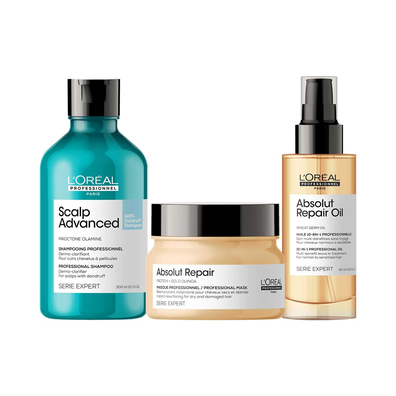 L'Oréal Professionnel Scalp Advanced Anti-Dandruff Dermo-Clarifier Shampoo 300ml — Flash AI Score 89/100