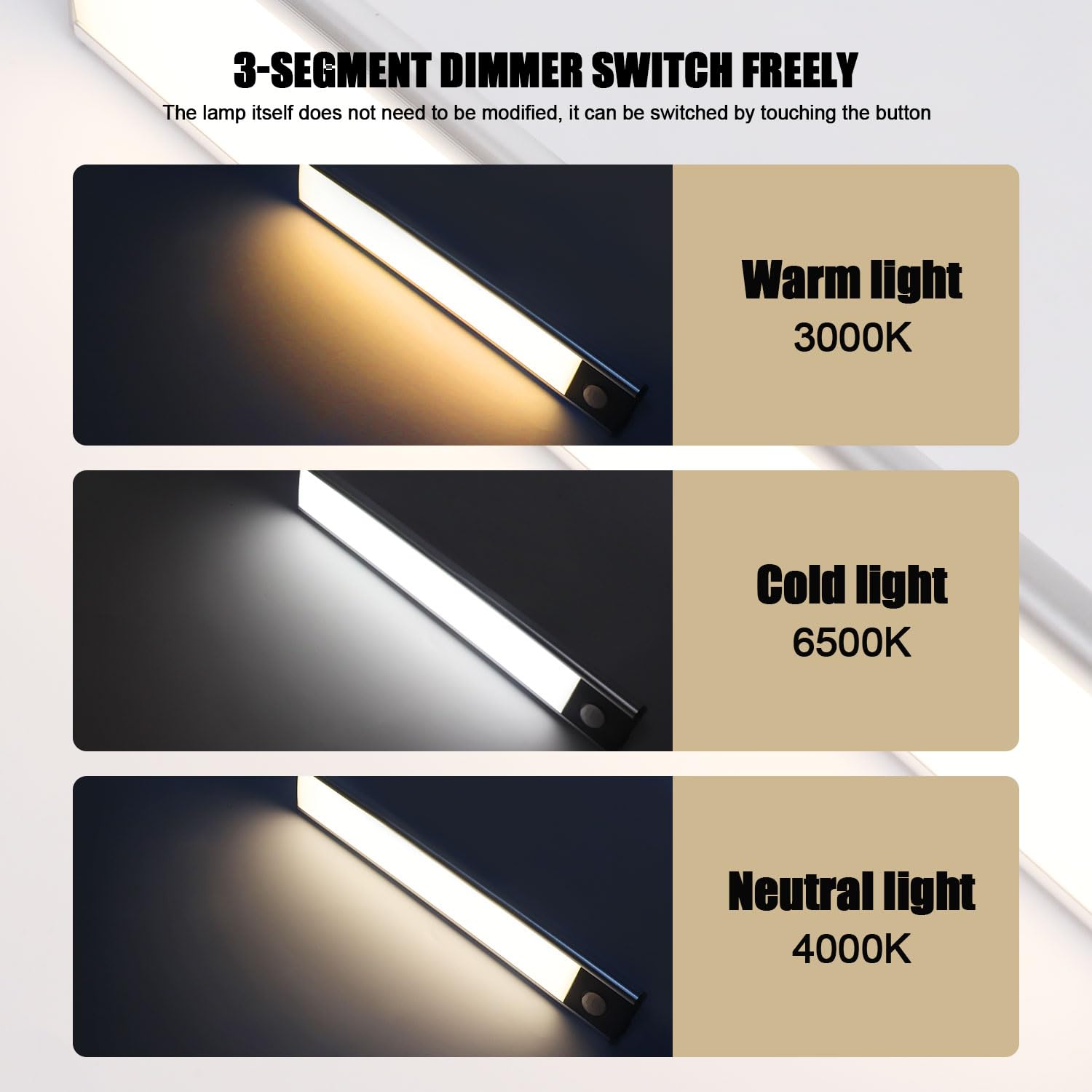 EXTRASTAR Lampada LED GX53 9W 820lm - Luce Bianca Calda 3000K - Pannello Per Armadi E Cucina (Confezione Da 4) - 2