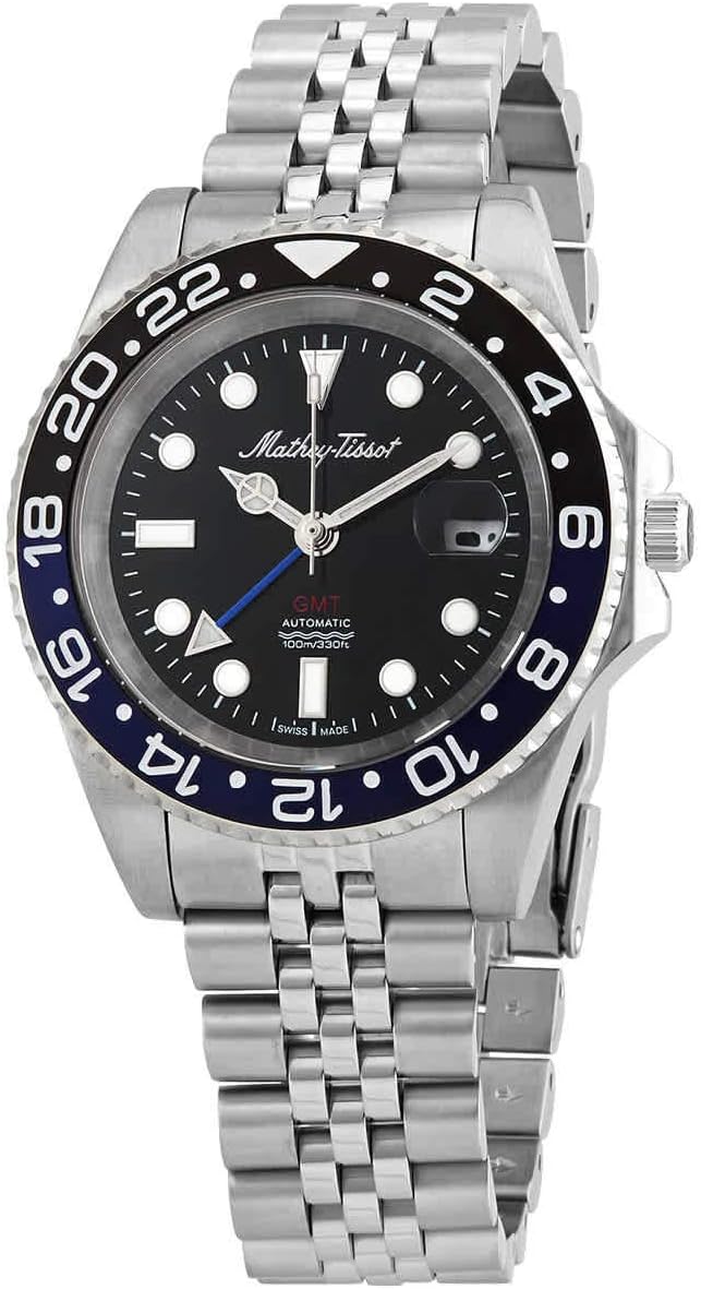 Reloj de hombre Mathey-Tissot GMT Automático con bisel Batman H903ATNB