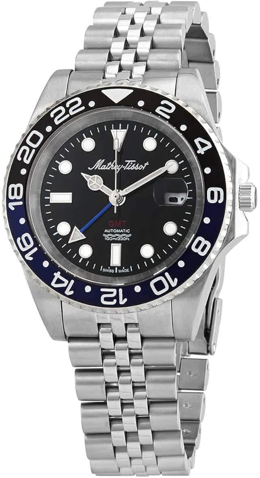 Mathey-Tissot H903ANB Mathy Vintage GMT Mens Quartz Watch